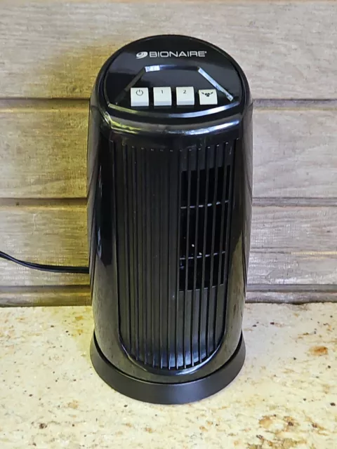 Bionaire Mini Oscillating Tower 2-speed Fan Model Bt015 Black Cool Down Any Room