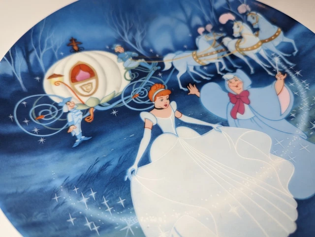 1988 KNOWLES DISNEY Cinderella Bibbidi-Bobbidi-Boo Collectible Plate £ ...