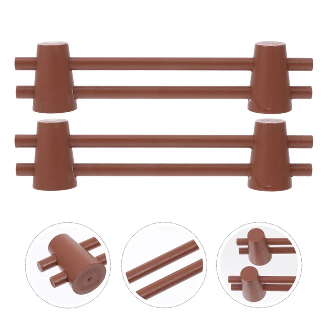 4 pz giocattoli con lacci decorazioni recinzione in legno giocattoli per bambini ornamenti