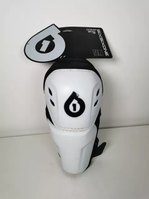 661 SixSixOne Comp Elbow Guard Medium MTB Protection White New Other