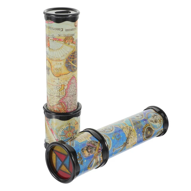 Lot De 6 Kaléidoscopes Rétro Pour Enfants - Jouets Éducatifs Vintage - 14,6cm - Multicolore
