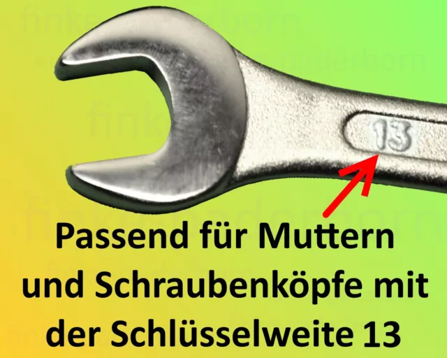 200 x Sechskant Schutzkappen Schwarz Schlüsselweite 13 - Schrauben - Kappen 2