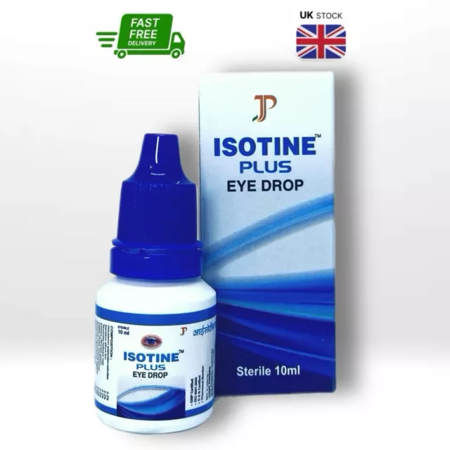 Isotine Plus Eye Drop Jagat 10ml - Vision Support Herbal Formula