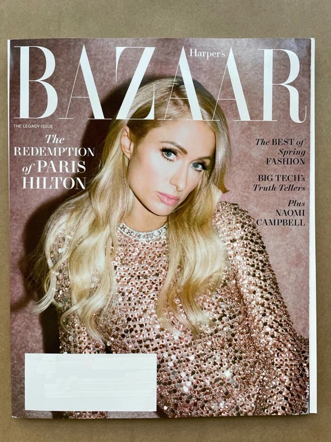 HARPERS BAZAAR MAGAZINE MARCH 2023 New SHIP FREE Cover PARIS HILTON