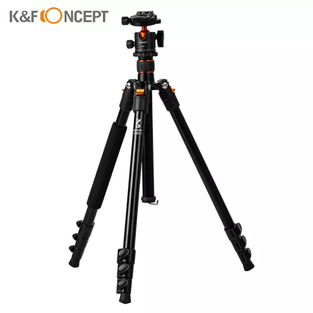 Adjustable  Tripod Stand w/ Panoramic 360° Swivel Ball Head F5K8