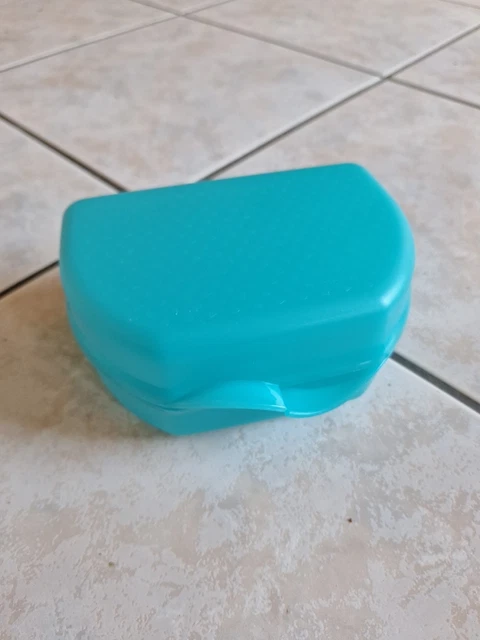 Tupperware To Go Obstbox – Rund, 14 Cm Durchmesser, 9 Cm Hoch, Spülmaschinenfest (rot Apfel Glitzer)