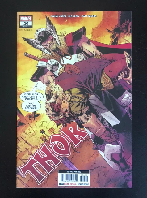 Thor #20 (Marvel Comics 2022) 2nd Print - 1st Appearance God of Hammers