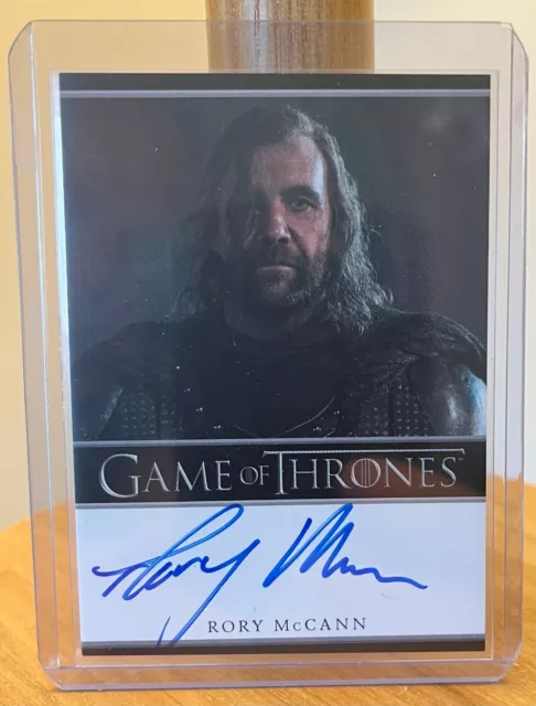 Game Of Thrones Autograph Card: Rory McCann (The Hound) Season 1 Bordered