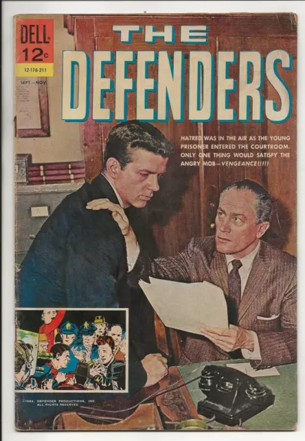 The Defenders #1 (Dell Comics 1962) Robert Reed Painted Cover $.12 Silver Age