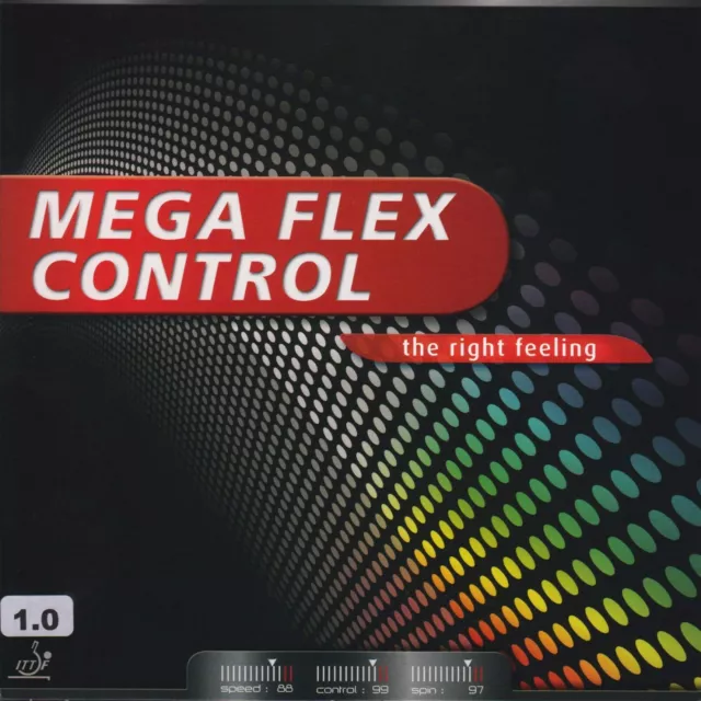 Gewo Mega Flex Control Tischtennisbelag / NEU / zum Sonderpreis