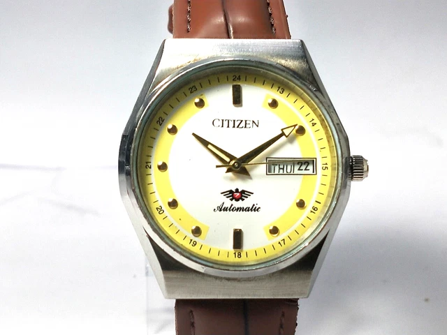 Vintage  Citizen   Automatic Movement Date Day Dial Mens Analog Wrist Watch D172
