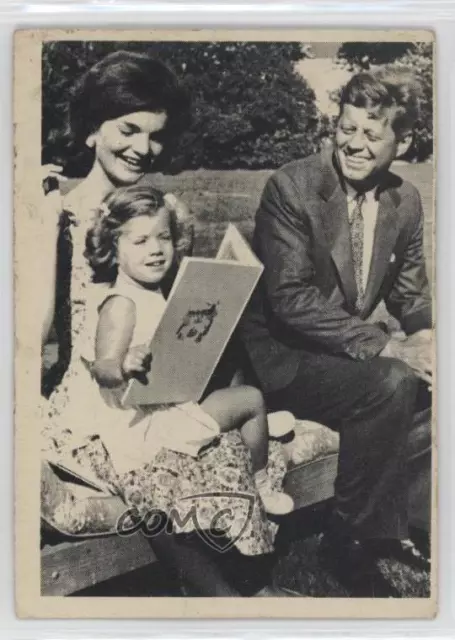 1964 Topps The Story of John F Kennedy Jacqueline Caroline #57 2g2