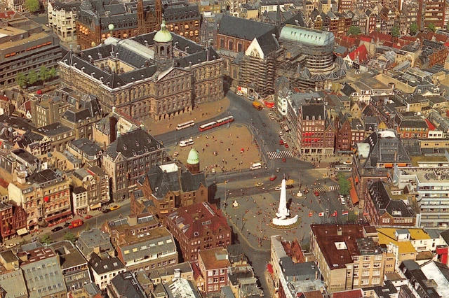 Carte d'Amsterdam aux Pays-Bas - Plusieurs cartes de la ville