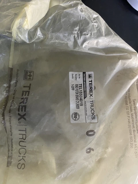 15504019 Ring Piston Brake Cylinder For Terex Trucks Gen 7 (Ta30,Ta300,Ta250)