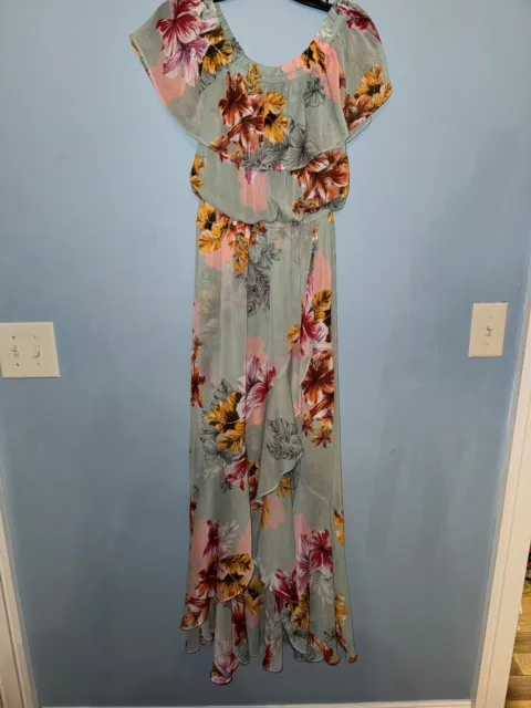 Express women’s chiffon floral dress size extra small excellent condition