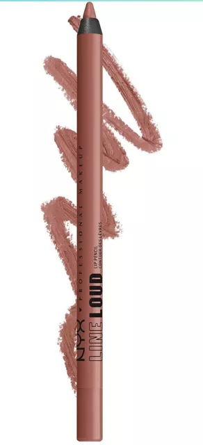 NYX PROFESIONAL MAQUILLAJE línea delineador de labios fuerte lápiz en sombra ambición declaración