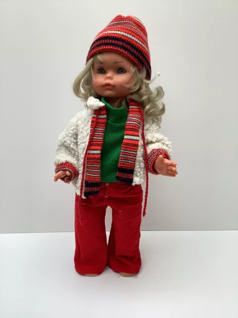 Gotz Puppe Play Doll Singing Walking Vintage Toddler Vinyl 24 inch Large doll