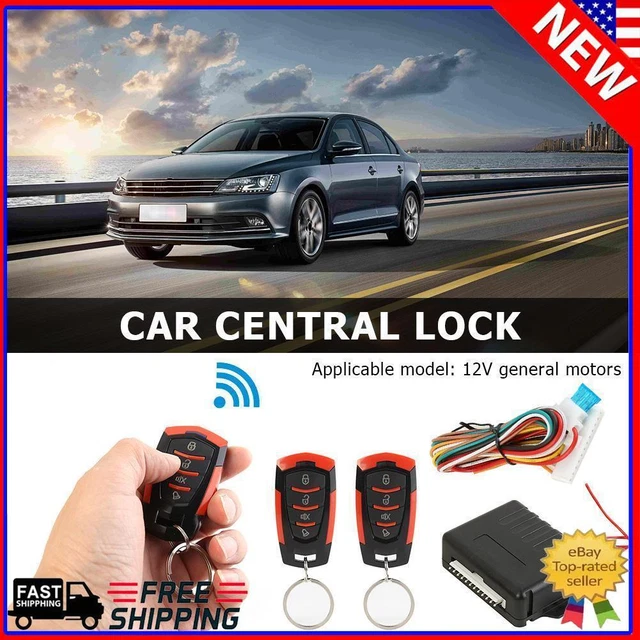 Car Remote Central Door Lock Locking Kit Keyless Entry Alarm System 410/T111