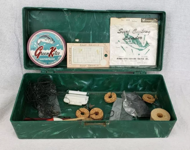 Vintage Zebco Orange Snoopy Catch'em Fishing Tackle Box - Hein