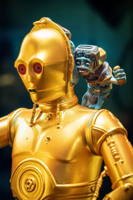 Star Wars C-3PO and Babu Frik  Bust Gentle Giant