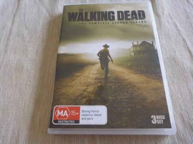 The Walking Dead : Season 2 (3x DVD, 2011) Region 4 Andrew Lincoln Norman Reedus