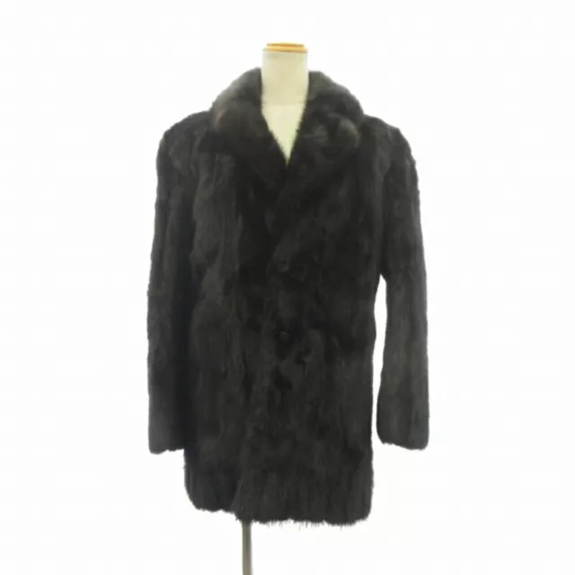 YVES SAINT LAURENT Mink Fur Coat Black $202.79 - PicClick