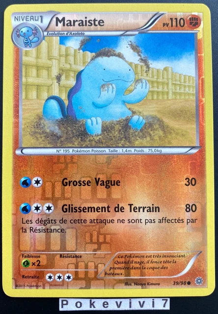 MARAISTE 39/98 Reverse XY7 Ancient Origins Pokemon Card FR