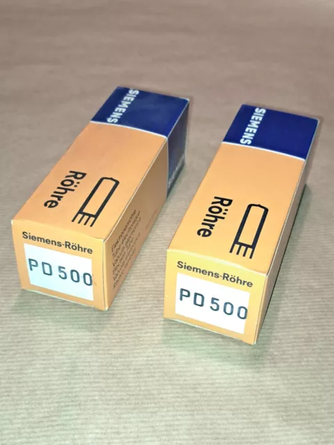 Siemens PD500 NOS, NIB Mullard Röhren