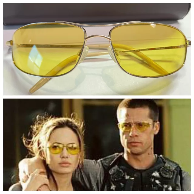 Mr and mrs 2025 smith yellow sunglasses