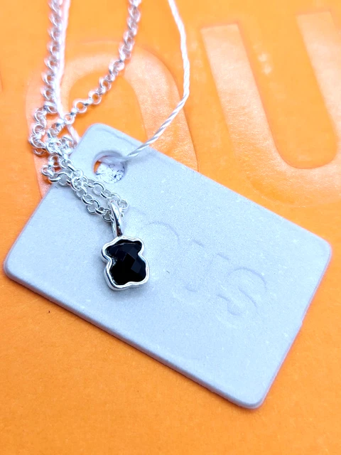 Mini Color Tous Collares Plata Collar Mini Onix Color De Plata Con