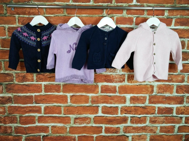 Pacchetto Felpa Con Cappuccio Bambina Età 6-9 Mesi Next Jojo Mamma Bebe Cardigan Maglia 74Cm