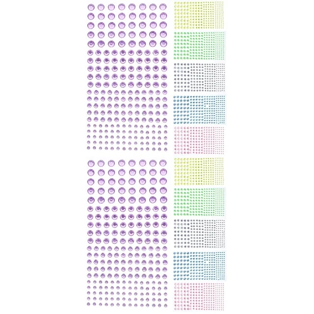 12 Blätter Strasssteine Frauen Strasssteine Pro indoor Make-up Nagelkunst