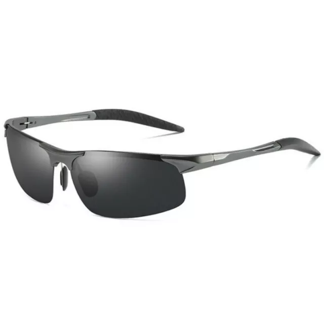 Aluminium Mens Photochromic Polarized Sunglasses UV400 Sport Driving Eyewear