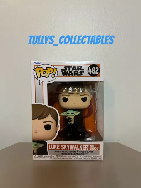 Funko POP Vinyl - Star Wars - The Mandalorian - Luke Skywalker With Grogu - #482