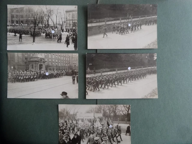 Foto Konvolut Reichswehr Berlin Portrait Soldat Fahnenträger Ringkragen Musiker