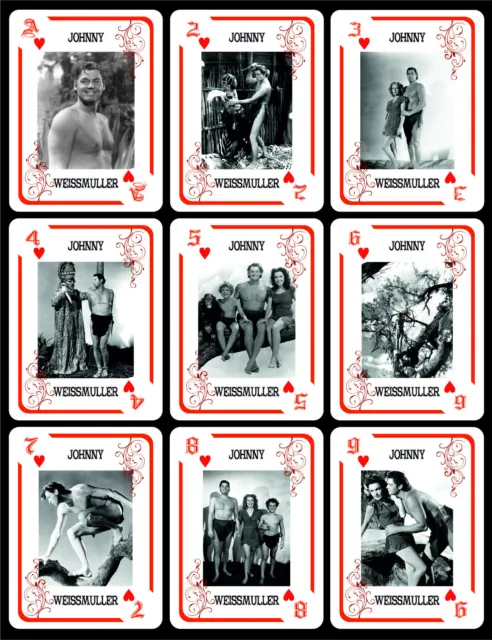Johnny Weissmuller 1 Box With 54 Poker Playing Cards - Argentina! - Nib