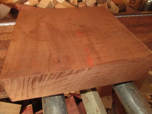 Large Exotic Kiln Dried Sapele Platter Blanks Wood Lumber Turning 12" X 12" X 2"