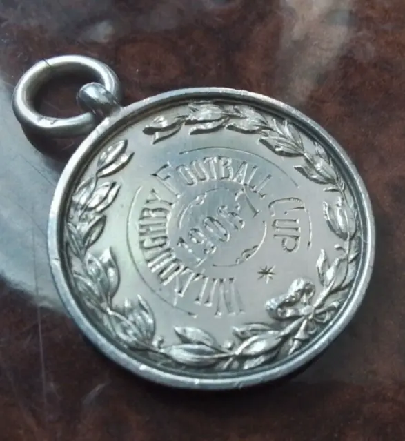 1906, Football, William James Dingley Solid Silver fob/medal