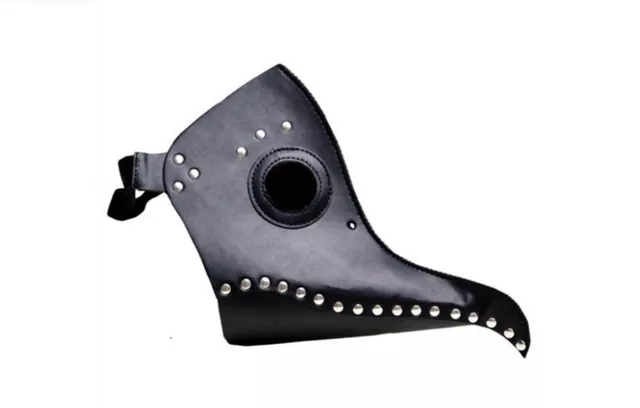 Plague Doctor Long Mouth Bird beak Halloween Leather Clothing Punk Ball Mask