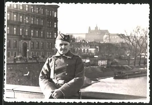Photography Unknown Photographer, View Prague - Praha, Soldier IN Uniform On