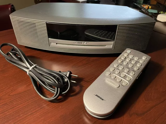 Bose Wave Music System Radio/CD Player/ Tested Works/ with Remote & power cord Bose Wave Music System Radio/CD Player/ Tested Works/ with Remote & power cord