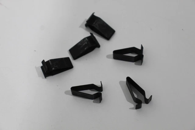 12 Clip Di Fissaggio In Metallo Per Battitacco E Pannelli Auto | 4B0867276A - Compatibili Con Audi, Seat, Skoda, VW