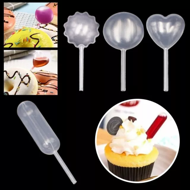 Cream Sauce Ketchup Transfer Pipettes Stuffed Dispenser Cupcakes Sauce Droppers