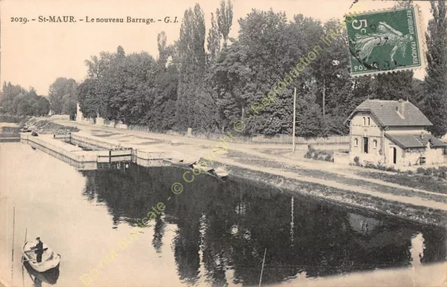 CPA 94100 SAINT MAUR le nouveau Barrage Edit G.I.