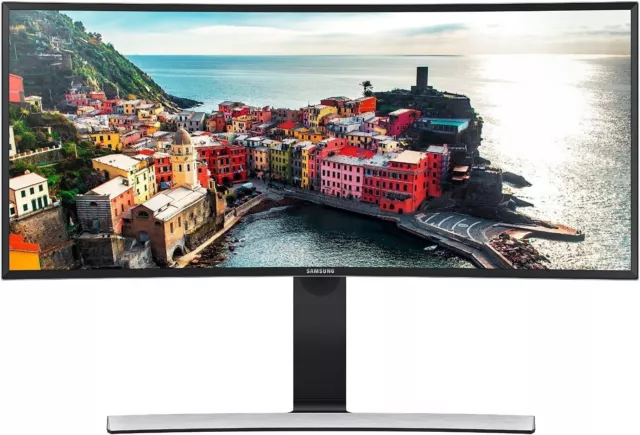 Neu Samsung S34E790C 34 Zoll QHD LED gebogener Monitor 3440 x 1440