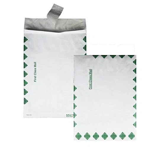 Survivor R4510 Tyvek Expansion Mailer, First Class, 10 x 13 x 1 1/2, White