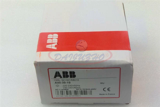 1PC ABB A40-30-10 220VAC AC Contactor NEW