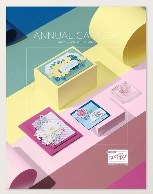 2023 NEW STAMPIN' Up! HOLIDAY Catalog Rubber Stamps Scrapbook Paper