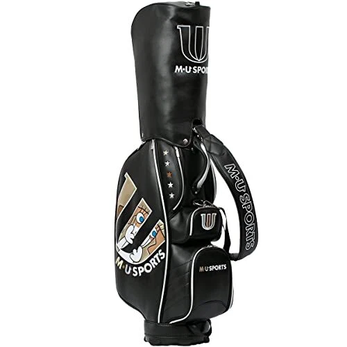 MU SPORTS GOLF Ladies Cart Caddy Bag W MARK 9 x 46 inch 3.7kg Black