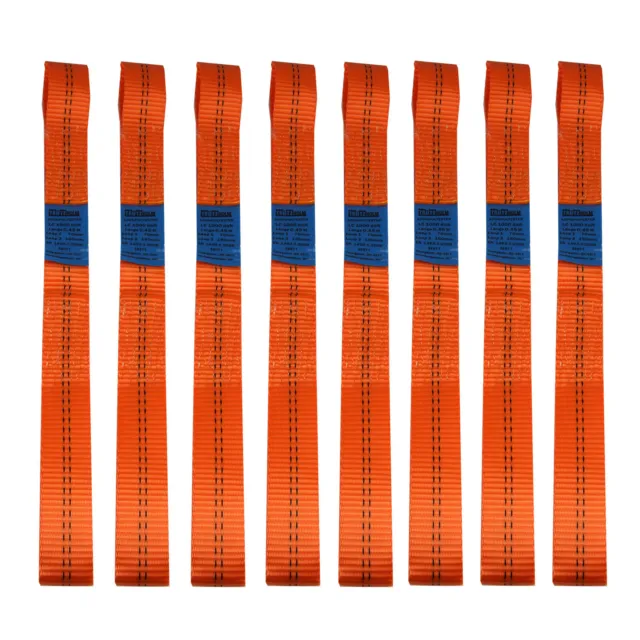 8 Gurtschlaufen 35mm 2000kg Doppelschlaufe Spanngurt für Motorrad